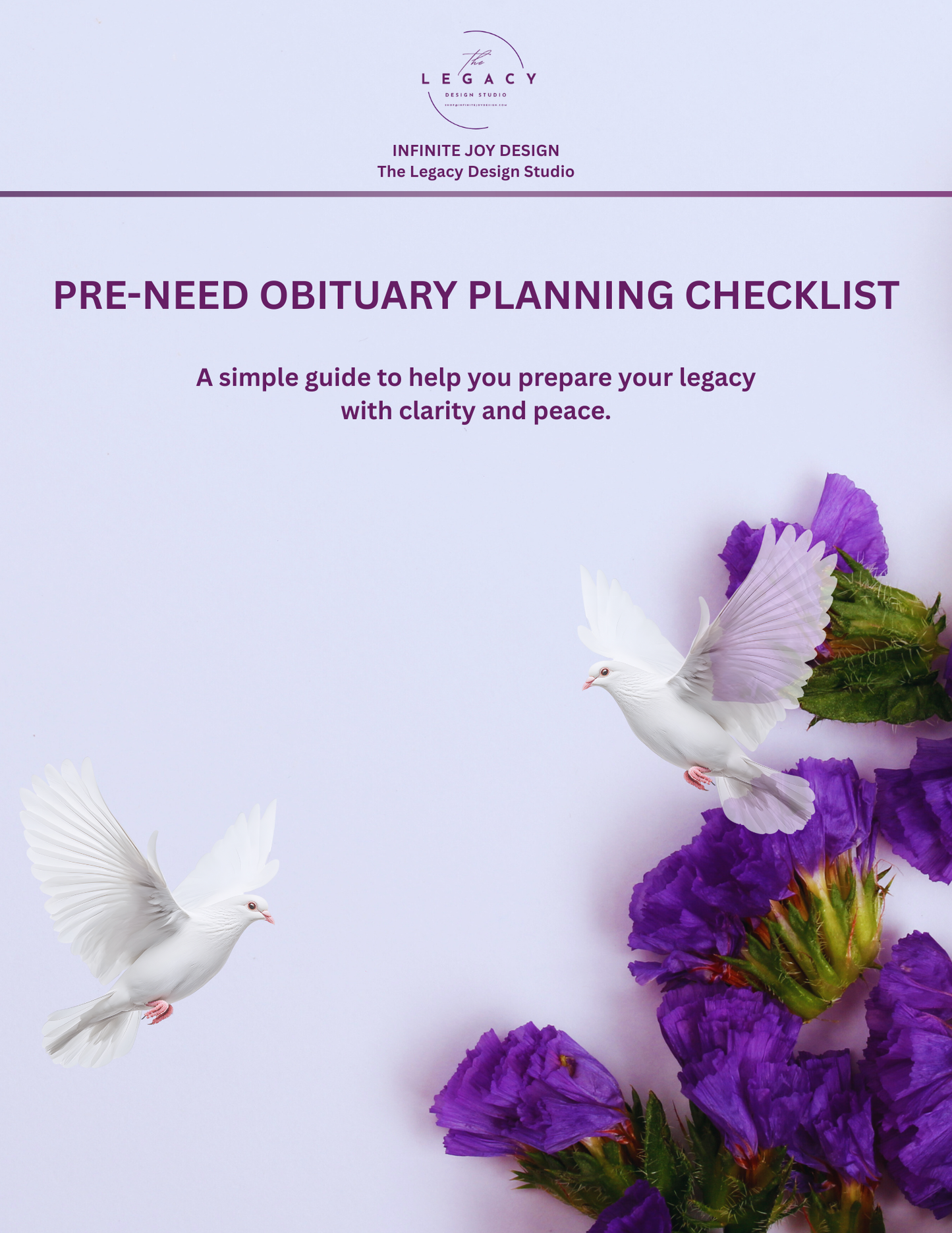 Free Pre Need Obituary Checklist