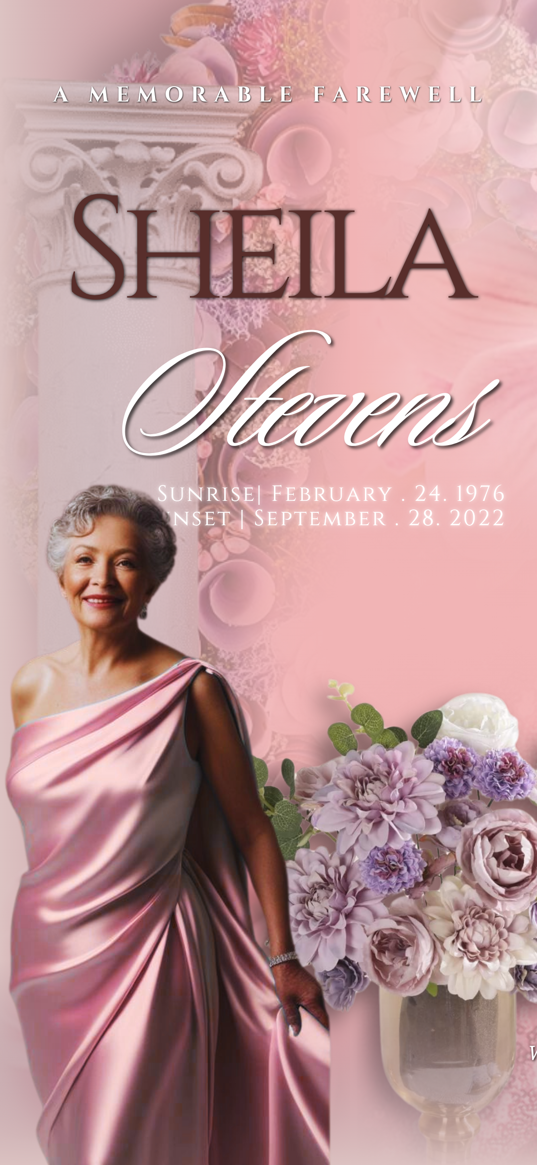 Legacy Studio Add Ons - Funeral Announcement