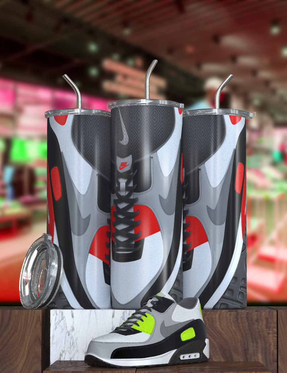 Sneaker Max Skinny 20oz Tumblers