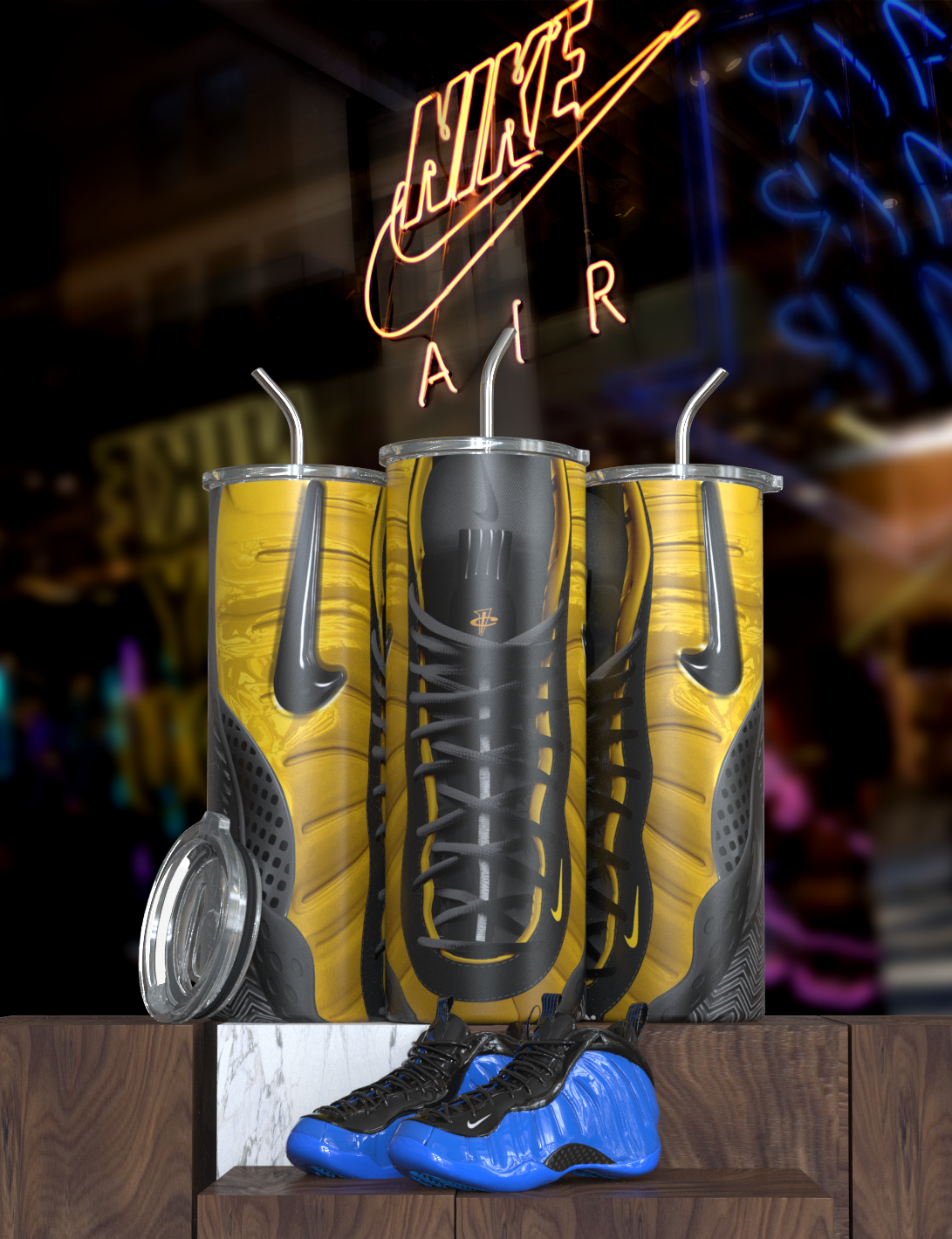 Sneaker Air Skinny 20oz Tumbler