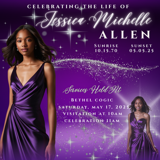 Legacy Studio Add Ons - Funeral Announcement