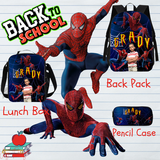 Back To School Bundle Backpack, lunch bag and pencil case