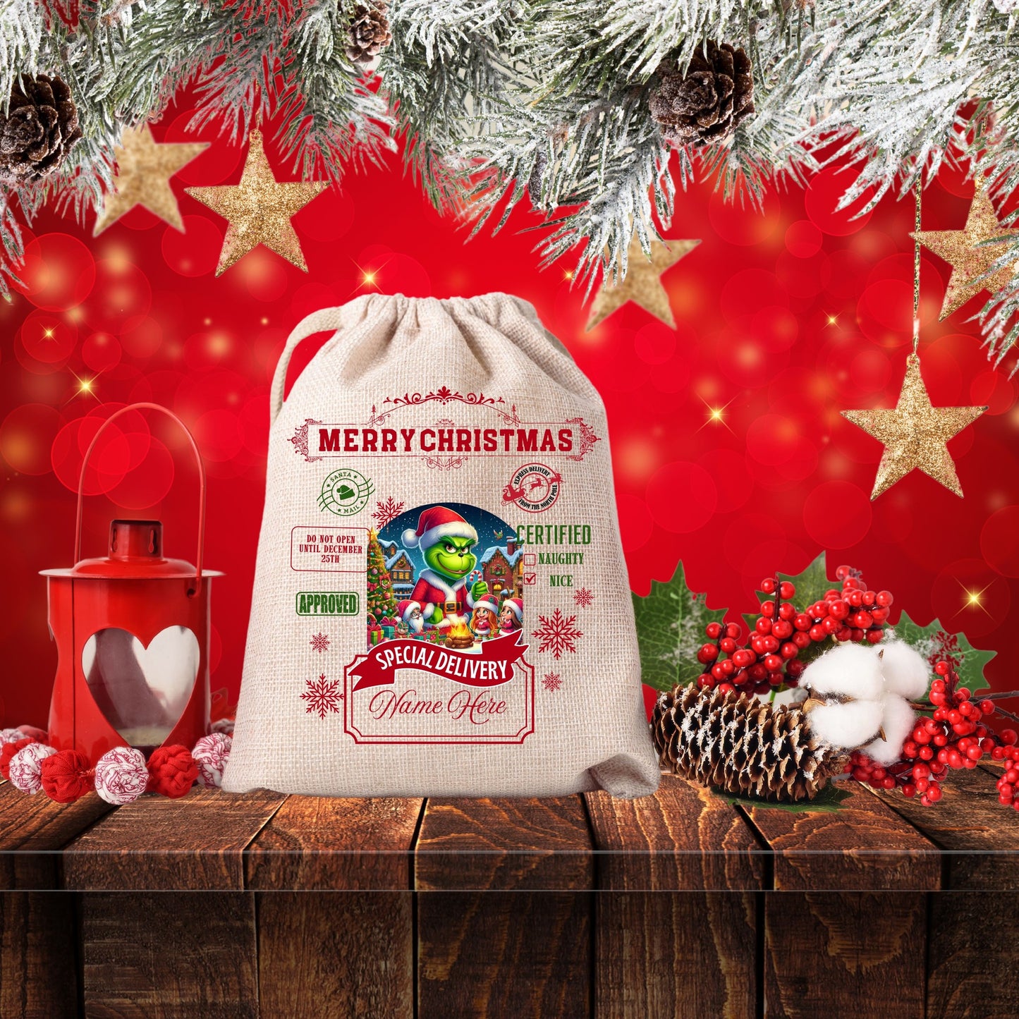 Christmas Santa Sacks for Kids