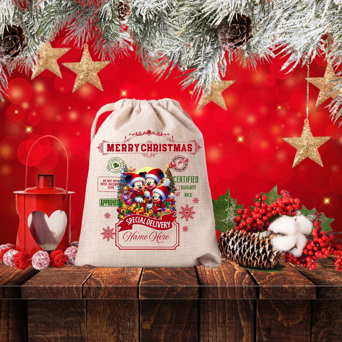 Christmas Santa Sacks for Kids