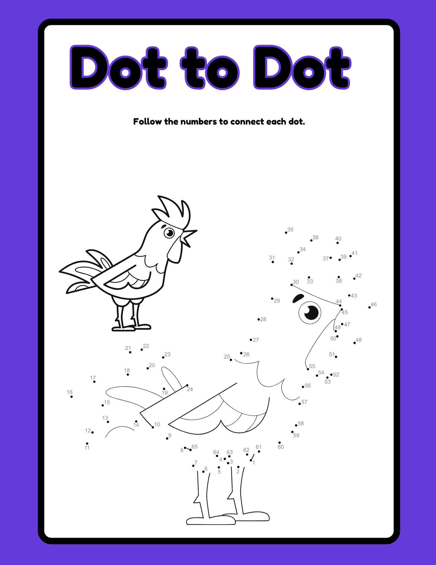 Farm Animal Activity Book Digital Download Template