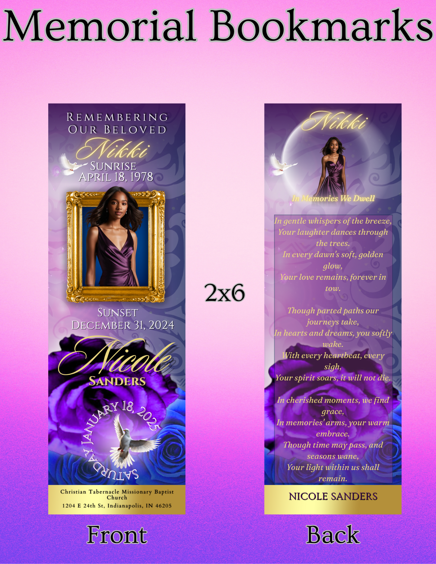 Legacy Studio Custom Bookmark