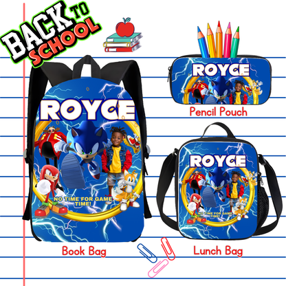 Back To School Bundle Backpack, lunch bag and pencil case