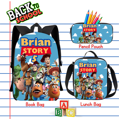 Back To School Bundle Backpack, lunch bag and pencil case