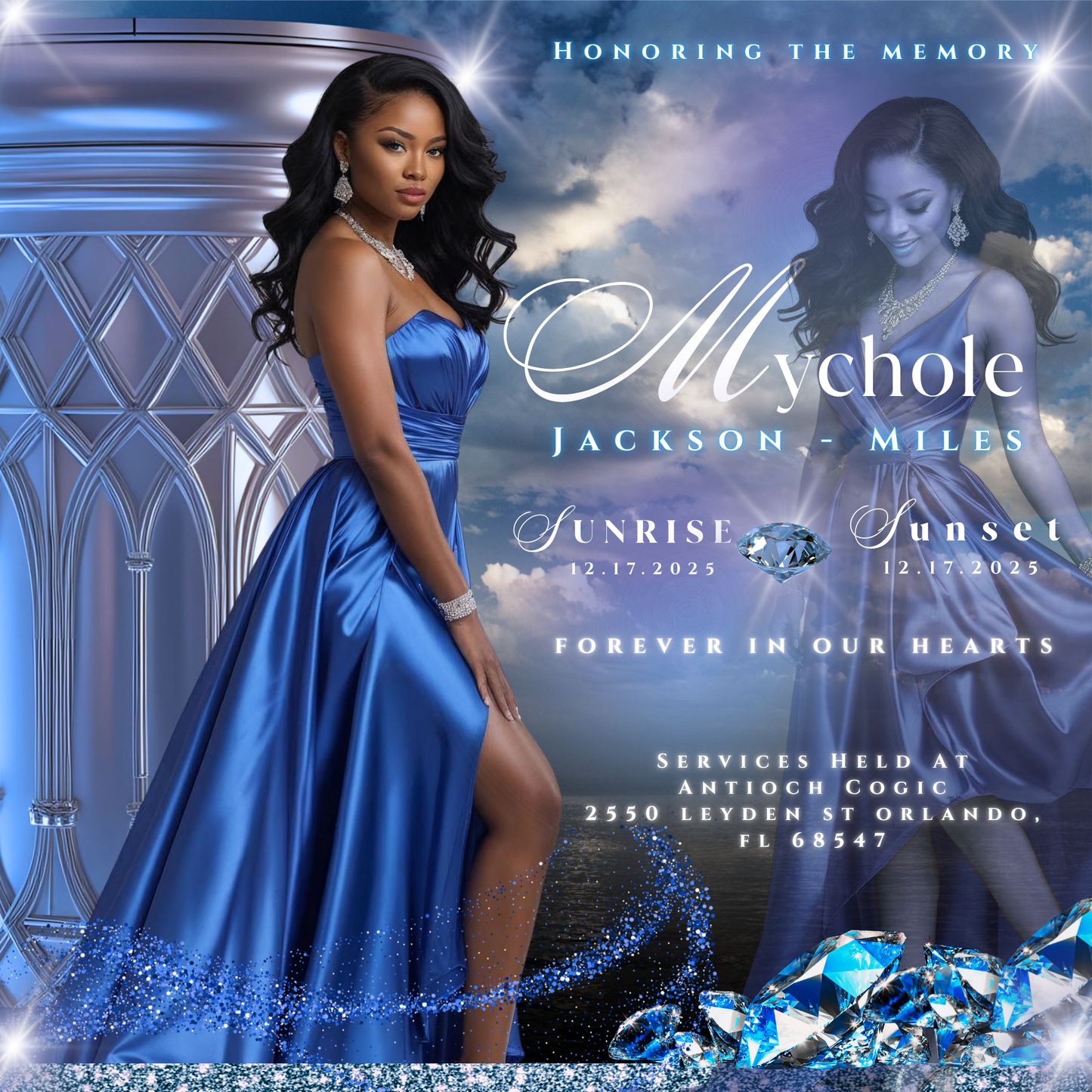 Legacy Studio Add Ons - Funeral Announcement