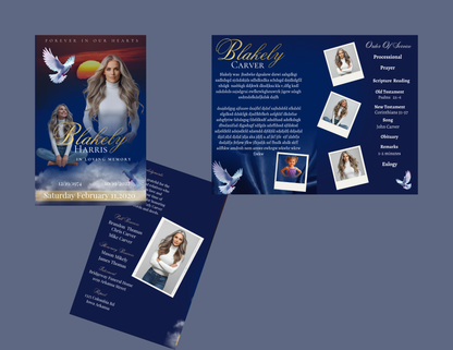 Professional Obituary Design Templates for Funeral Homes (5-Pack)