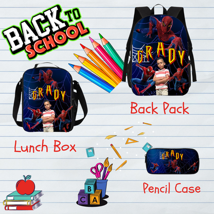 Back To School Bundle Backpack, lunch bag and pencil case